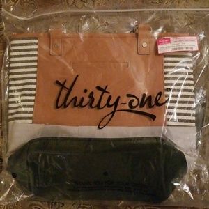 Thirty One Color Block Tote
